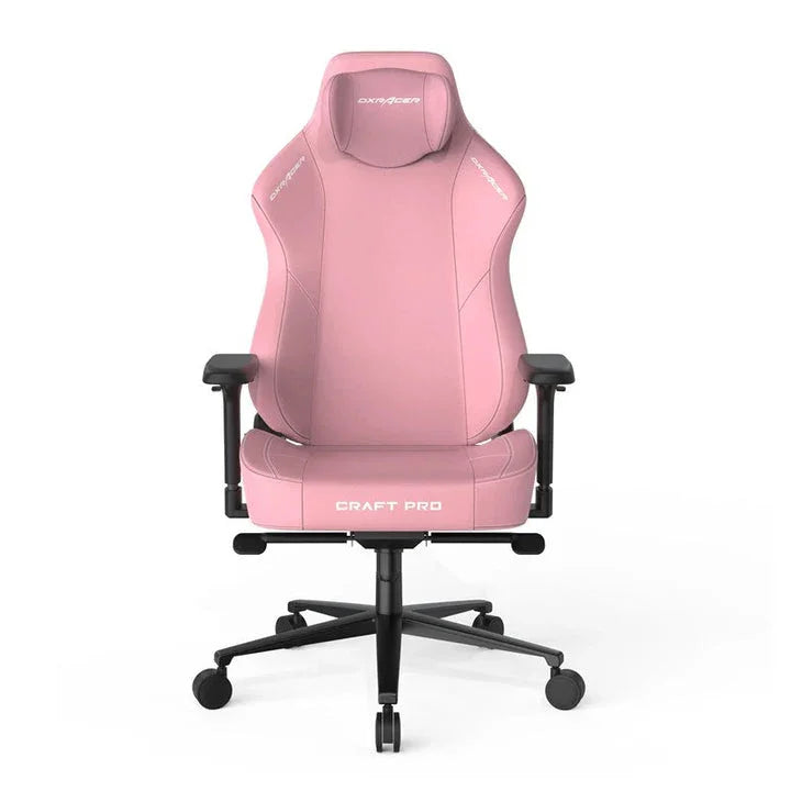 DXRacer Craft Pro Classic Gaming Chair - Pink - Tashqila DXRacer Craft Pro Classic Gaming Chair - Pink - Tashqila